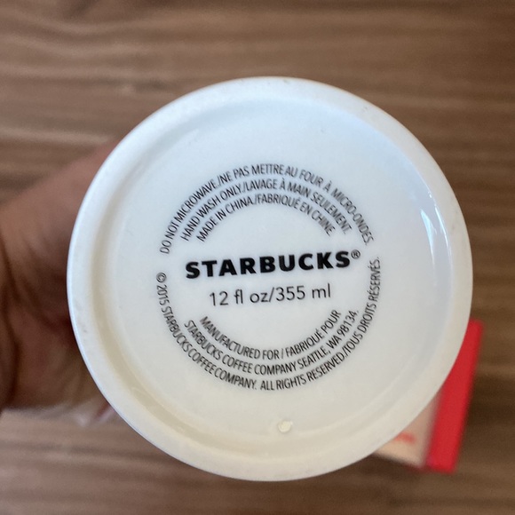 2015 Starbucks Shelby Kregel Water Color World Map Ceramic Coffee/Tea Tumbler - Picture 8 of 11